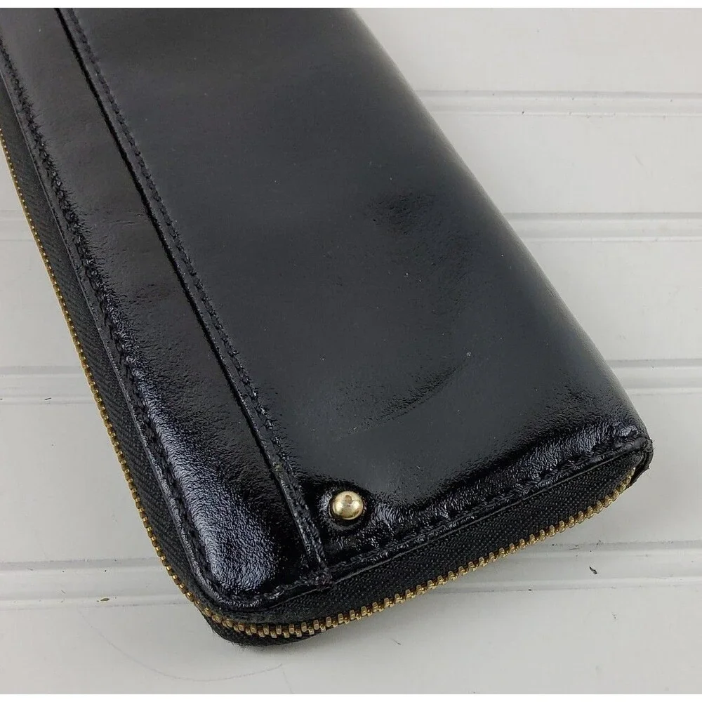 Michael Kors MK Zip Around Full Size Wallet Black